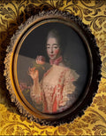 Marie Josephine Antique oval frame