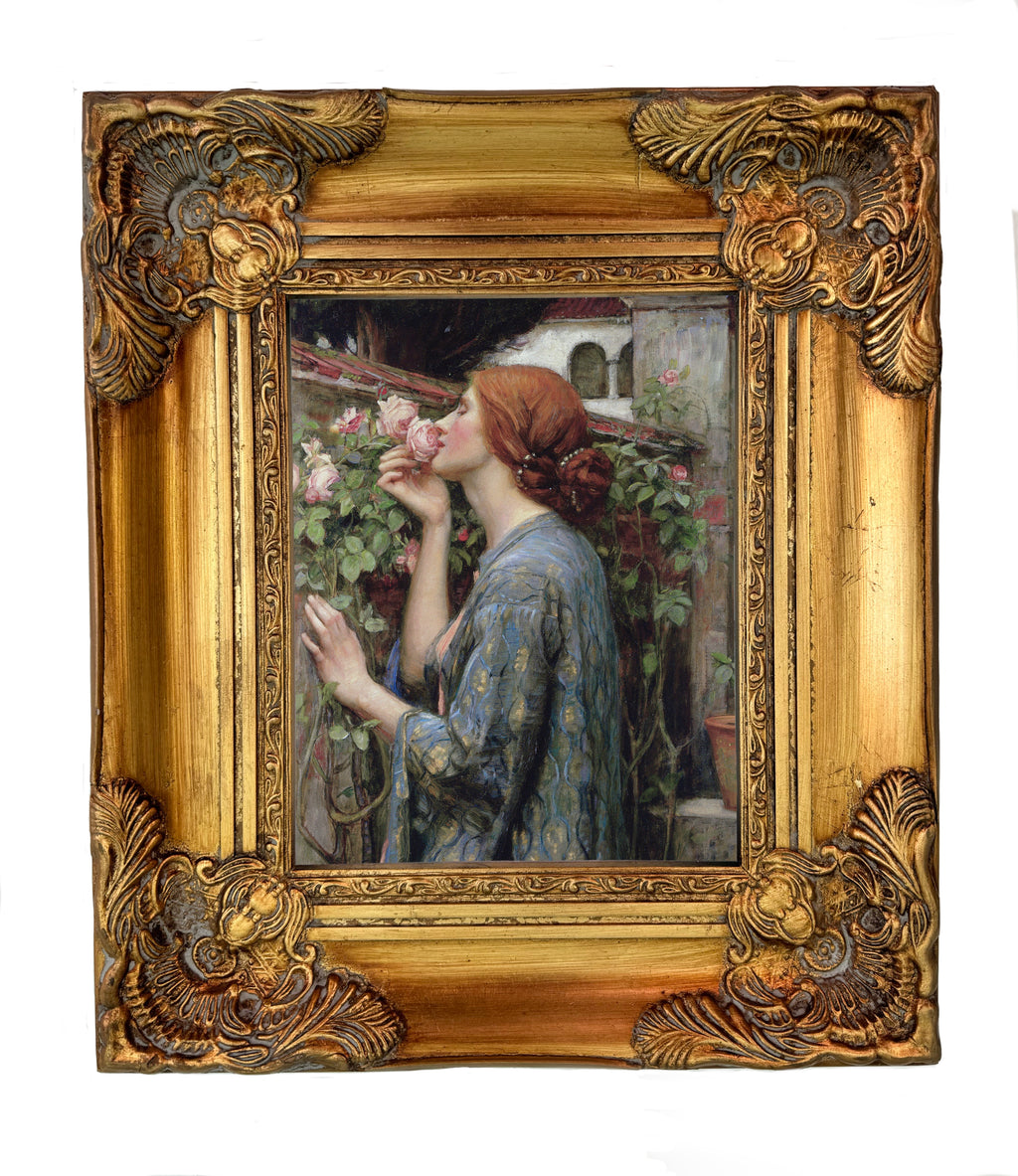 Framed Soul of the Rose Vintage Giclee Art