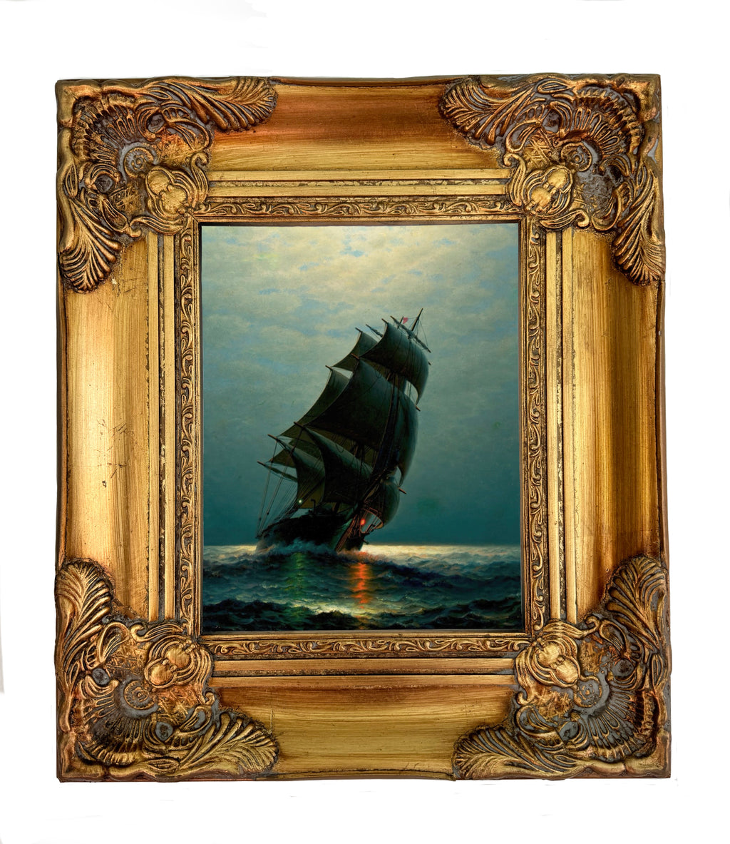 Ship in the Night Framed