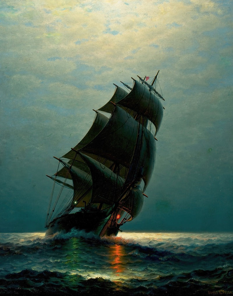 Ship in the Night Framed