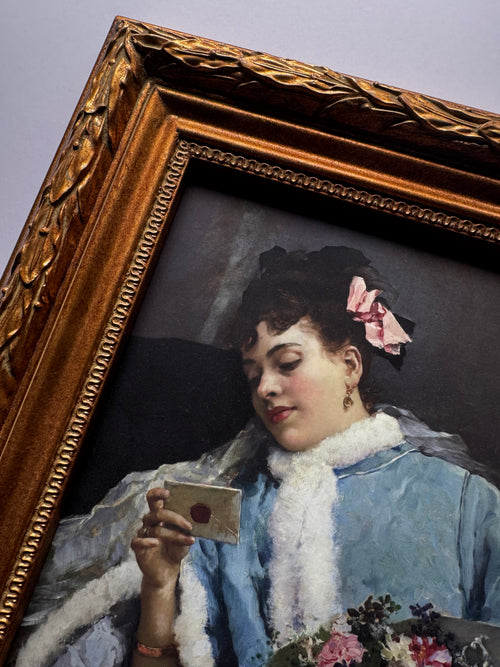 Birthday Wishes Vintage Portrait