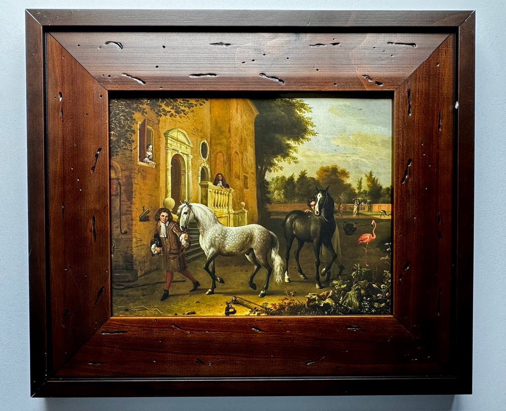 Grooms with horses Equestrian Art