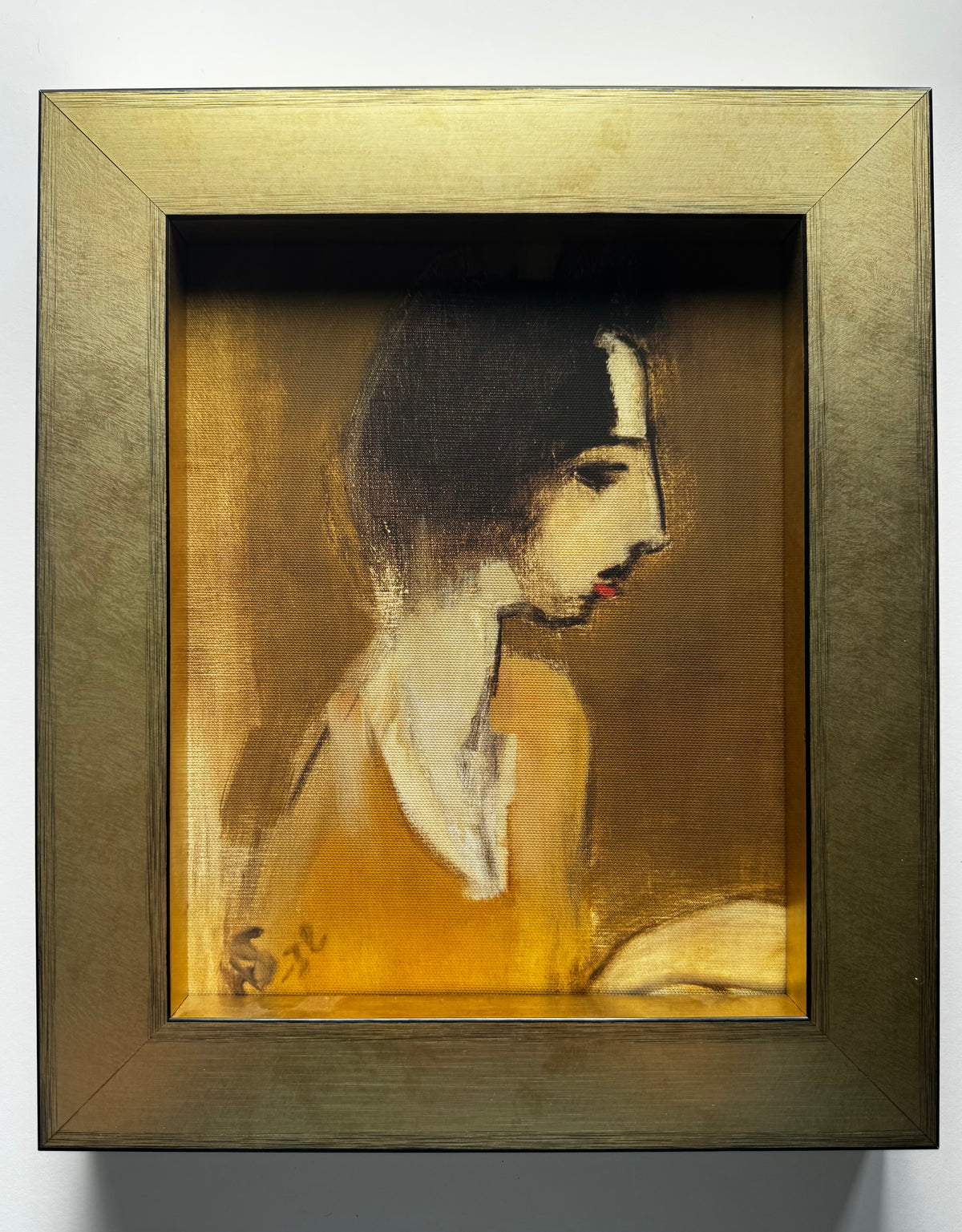 Profile of a Woman Abstract
