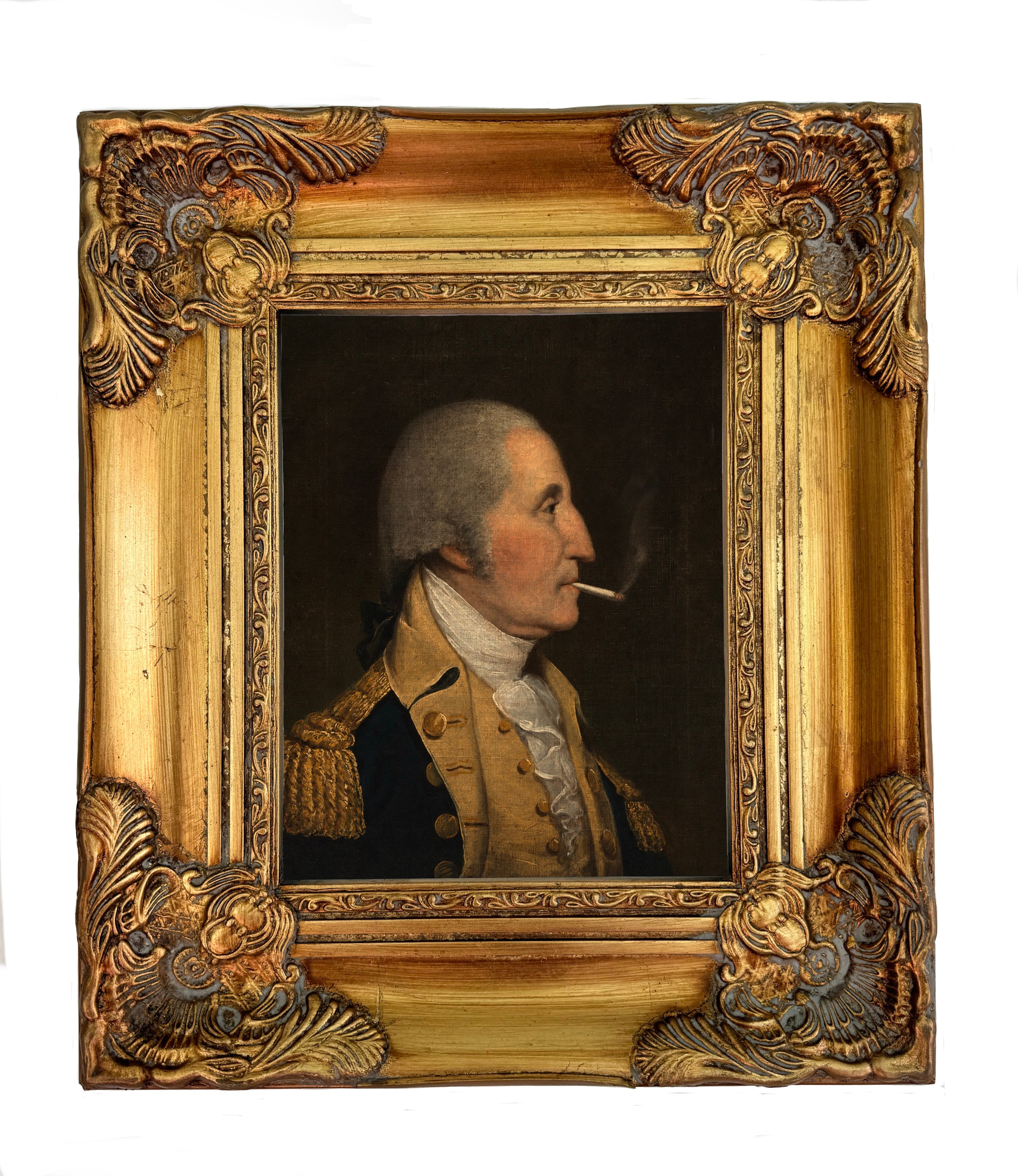 George Washington Novelty Art Framed